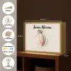 Veer - Bohemian - Boho - Pastel kleuren Light Box met batterij (Wandlamp kind) middel -USP_websiteoverzichtNL