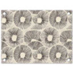 Cirkels - Patroon - Zwart tuinposter los doek klein 239 -3d