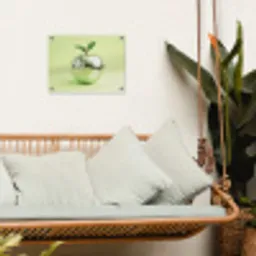 Groen - Disco - Decoratie - Appel tuinposter los doek klein -sfeer7
