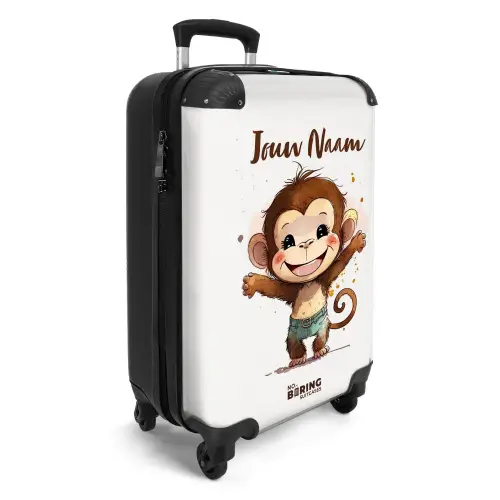 Arie aapje NBS - Handbagage koffer - Kinderen Unisex middel -productfoto_3d