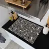 Terrazzo -  Patroon - Grijs Inductie beschemer met haakjes klein 777 -sfeer1