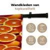 Sinaasappels - Oranje - Gesneden Wandkleed katoen klein 269 -sfeer2