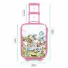 Busje met allemaal dieren Kinderkoffer - Roze klein -productfoto_formaten