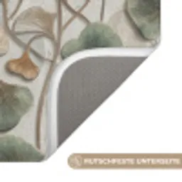Elegant - Bladeren - Groen Badmat klein 997 -USP_AntislipDE