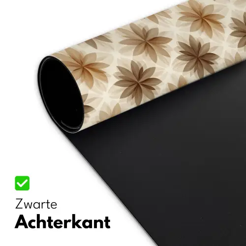 Geografisch - Patroon - Bruin Muismat XXL klein 681 -sfeer2