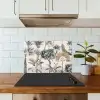 Tropisch - Bomen - Bladeren - Jungle keuken achterwand spatscherm klein -sfeer2