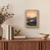 Brug - Mist - Bomen - Water Light Box met kabel (Tafellamp) klein -sfeer2