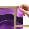 Golven - Abstract - Paars Light Box met batterij (Wandlamp) middel -USP_websiteprintNL
