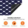Oceaan - Schelp - Blauw - Wit Inductie beschermer vinyl 3mm klein 276 -zzzzzzz-td-onderkant