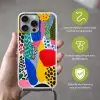 Stippen - Vormen - Modern - Kleuren Hoesje iPhone 16 Pro Max met koord klein -sfeer2_NL