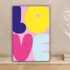 Love - Valentijn - Kleurrijk canvas 2cm klein -sfeer1