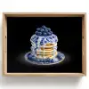 Pannenkoeken - Blauwe Bessen - Bord Dienblad Rechthoek middel -z3d_shopping