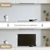 Goud - Zwart - Tunnel keuken achterwand spatscherm klein 900 -voor_na_FR