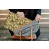 Modern - Cirkel - Goud laptophoes neopreen klein 279 -tas