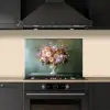 Orchidee - Boeket - Vaas - Bloemen keuken achterwand spatscherm klein -sfeer1