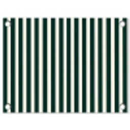 Strepen - Klassiek - Groen tuinposter los doek klein 239 -3d