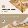 Verschillende Houtnerven in Visgraatpatroon Inductie beschemer met haakjes middel -ky-schoon-nl
