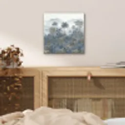 Jungle - Landschap - Blauw aluminium wit klein -sfeer3