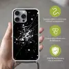 Verfspatten - Wit - Abstract - Explosie Hoesje iPhone 16 Pro Max met koord klein -sfeer2_NL