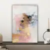 Abstract - Pastel kleuren - Goud - Modern - Aesthetic canvas 2cm klein -sfeer6