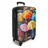 Paraplu's - Schilderij - Kunst - Regenboog NBS - Handbagage koffer - Unisex middel -productfoto_3d