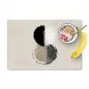 Cirkels - Strepen - Minimalistisch - Zwart Placemat vinyl groot -zzzproduct_Kitchenyeah-website