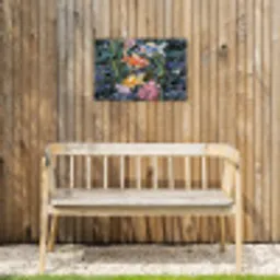 Vissen - Koraal - Zee - Mozaïek Tuinposter op houten frame 2 cm dik klein -sfeer4