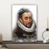 Willem van Oranje - Adriaen Thomasz - Rook canvas 2cm klein -sfeer6