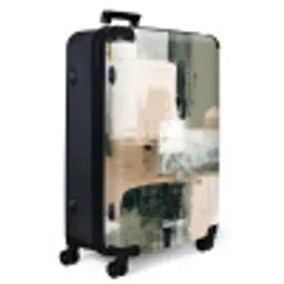 Penseelstreken - Abstract - Aardetinten NBS - Large koffer - Volwassenen Unisex groot -product1