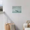 Bloesems - Minimalistisch - Wateroppervlak - Boot tuinposter los doek klein -sfeer8