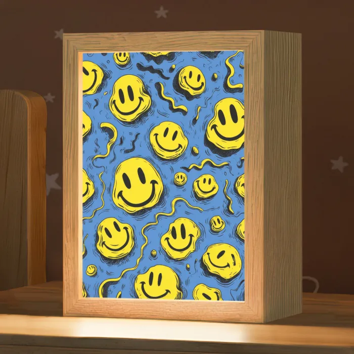 Smileys - Geel - Blauw Light Box met kabel klein -zzz_3d_website
