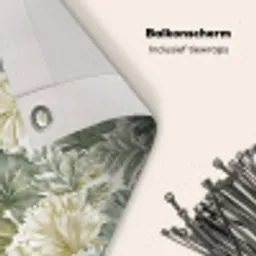 Bladeren - Botanisch - Groen Balkonbeschermer Duitsland klein 596 -closeup_NL