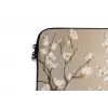 Pauw - Tak - Bloemen laptophoes neopreen klein -detail