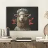 Schaap - Kokskleding - Neon - Quote PET vilt klein -sfeer1