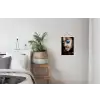 Black and Gold - Vrouw - Make up textielposter latten blank klein -woonkamer