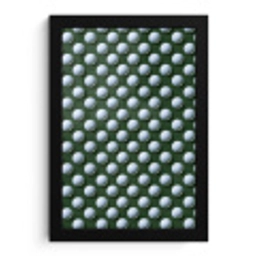 Ballen - Golf - Groen fotolijst zwart zonder passe partout klein 224 -3d