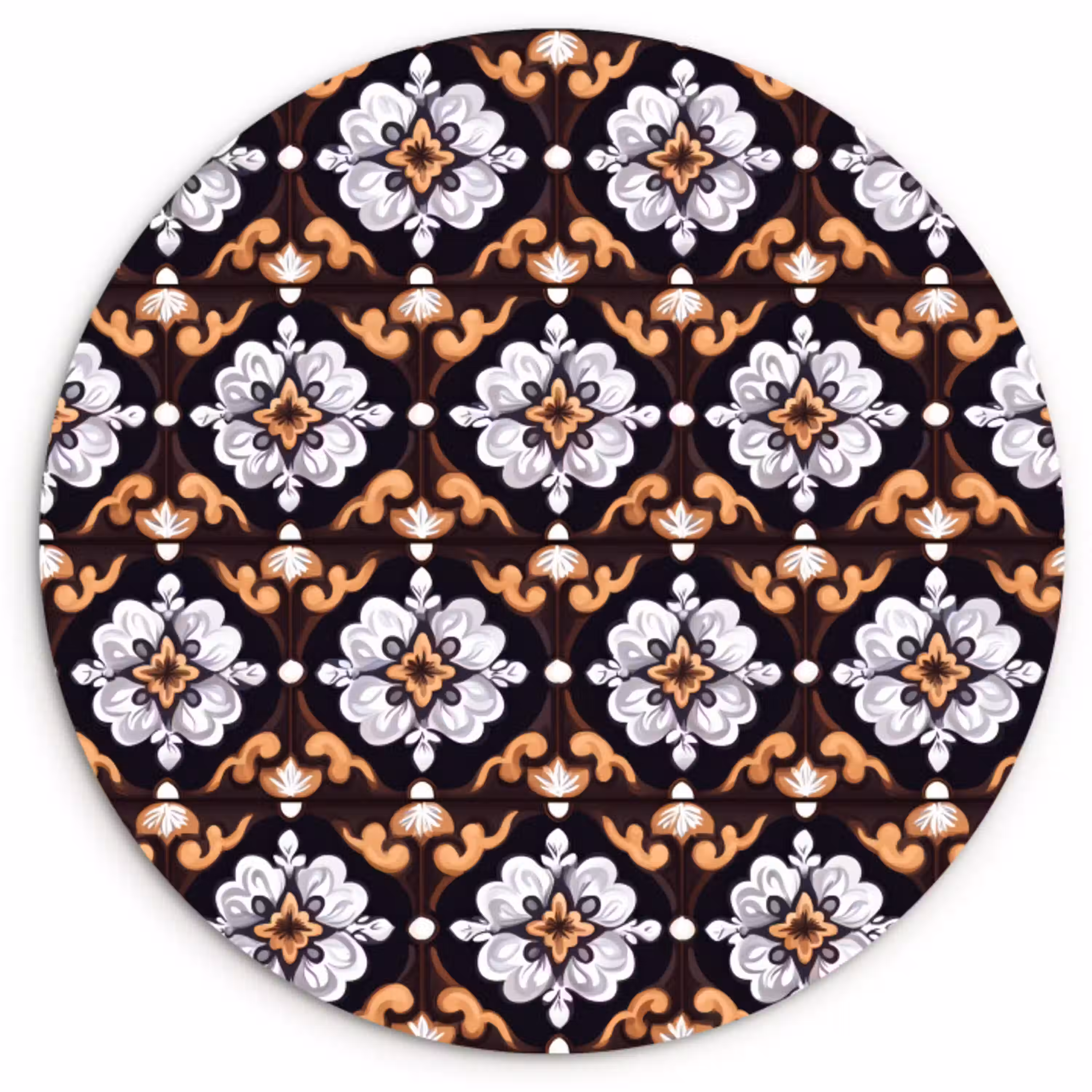 traditioneel - Element - Kleurrijk Wandcirkel kunststof plaat 5mm dik klein 188 -3d