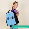 Kawai - Vogel - Blauw Rugzak - Zwart middel -sfeer6_NL