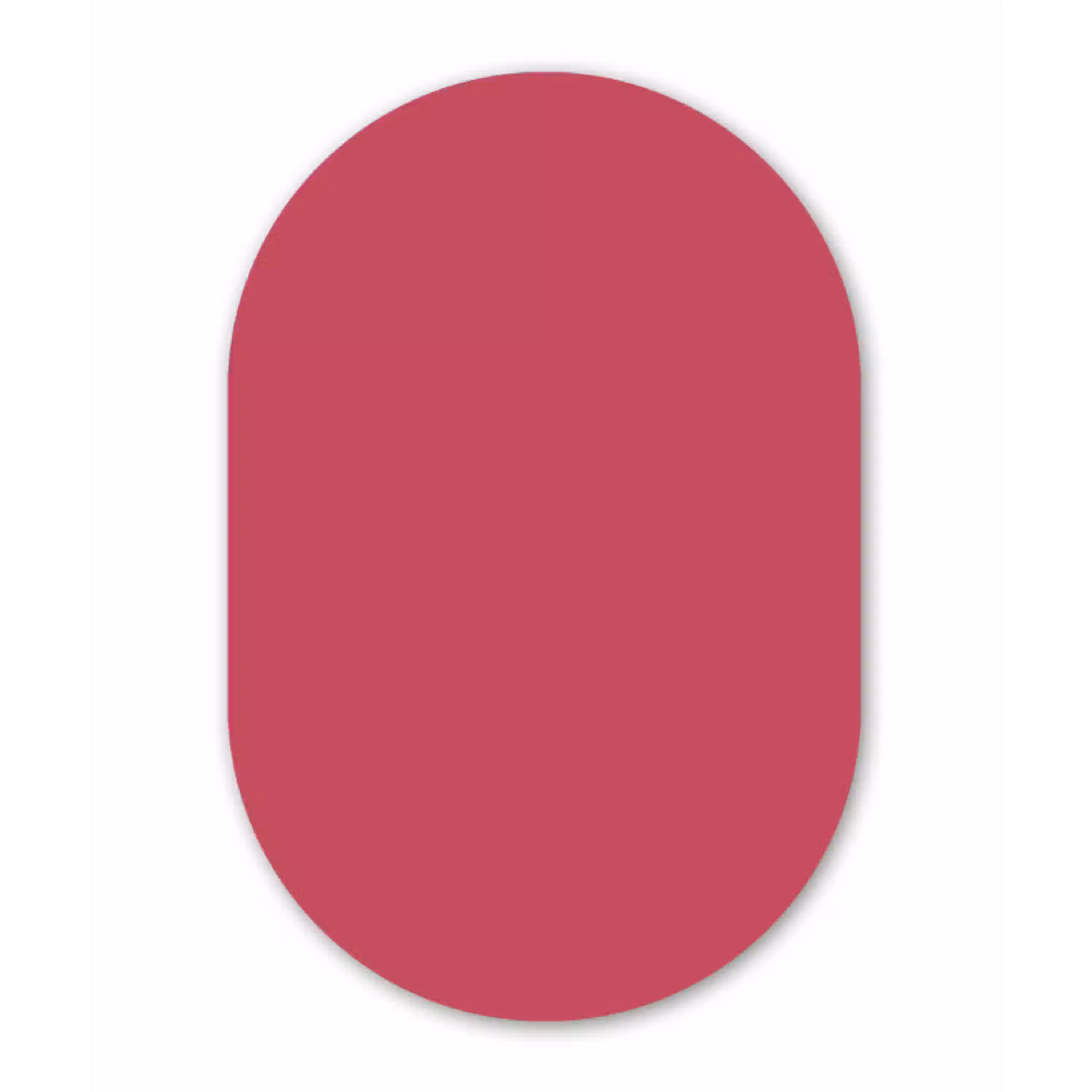 Bold - Berry - Rood Wandcirkel Ovaal Aluminium middel 839 -3d