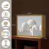 Witte koepels - Helderblauwe lucht - Islamitisch Light Box met batterij (Wandlamp) middel -USP_websiteoverzichtNL