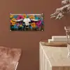 Schedel - Bloemen - Graffiti plexiglas 5mm klein -sfeer5