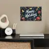 Feestelijk - Kerstgroet - Kleurrijk poster papier klein -sfeer1