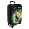 Voetbal on fire NBS - Handbagage koffer - Kinderen Unisex middel -productfoto_3d