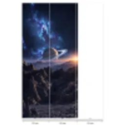 Fantasy - Kosmos - Landschap Behang Vinyl klein -USP_banen