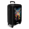 Hert met Gewei Tussen Graffiti Spray NBS - Handbagage koffer - Unisex middel -productfoto_3d