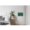 Bladeren - Tropical - Jungle textielposter latten blank klein -woonkamer
