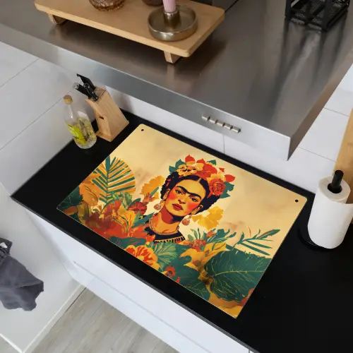 Vrouwelijk - Bloemen - Sieraden Inductie beschemer met haakjes klein -sfeer1