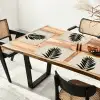 Palmblad - Donkere bladen - Subtiel Placemat vinyl groot -zzsfeer4_Kitchenyeah-website