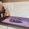 Edelstenen - Glitters - Paars - Kleurrijk Inductie beschermer vinyl 3mm klein -sfeer3