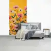 Bloemen - Veld - Geel fotobehang vinyl groot -slaapkamer